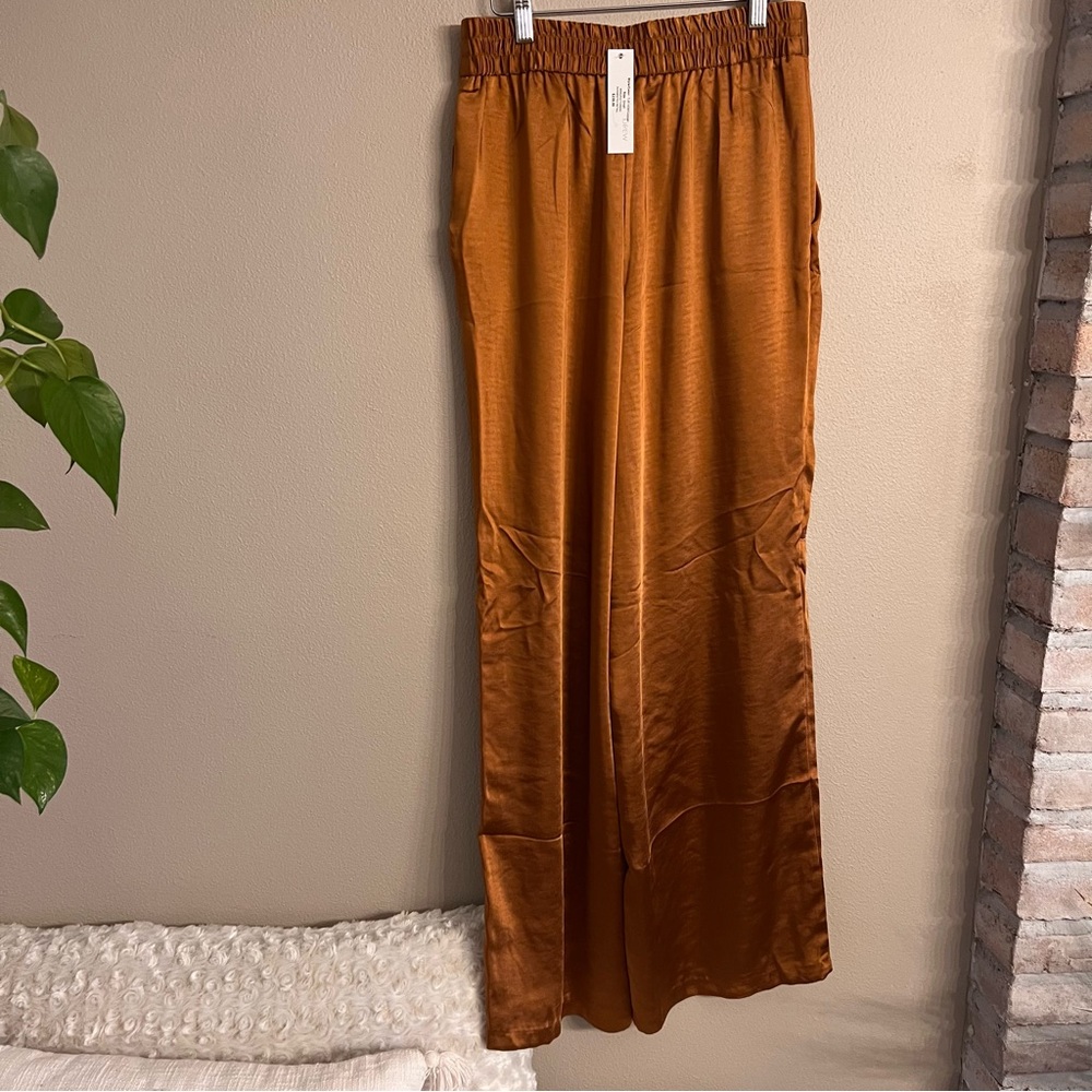 DREW Wide Leg Pants in Copper - Picture 5 of 8